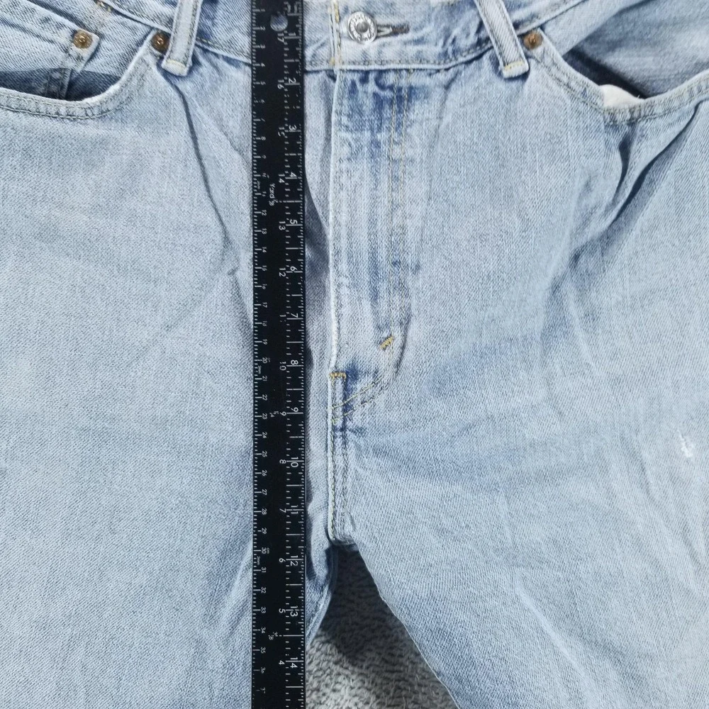 Levis 505 Shorts Mens 38 Blue Denim Regular Bermuda 10
